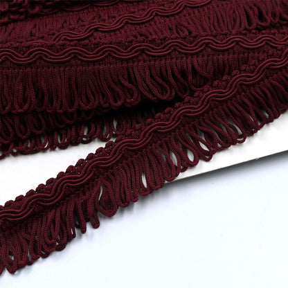 Vintage Gimp Braid With Looped Fringe 32mm x1m - 0865