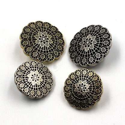 Filigree Metal Button 4390