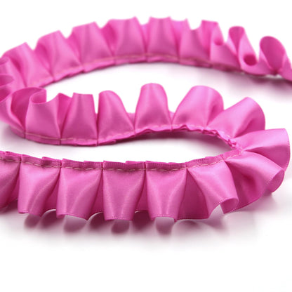 Box Pleated Double Satin Ribbon - 25mm - by the metre - 7232