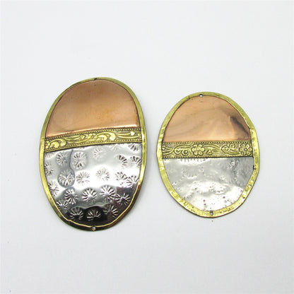 Oval Multi Metal Plate - 9992
