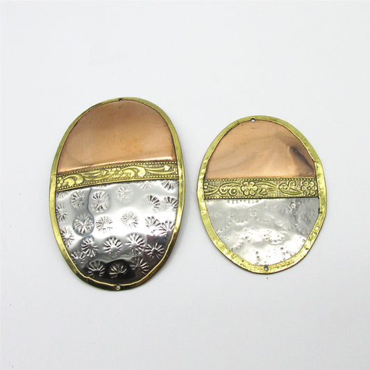 Oval Multi Metal Plate - 9992