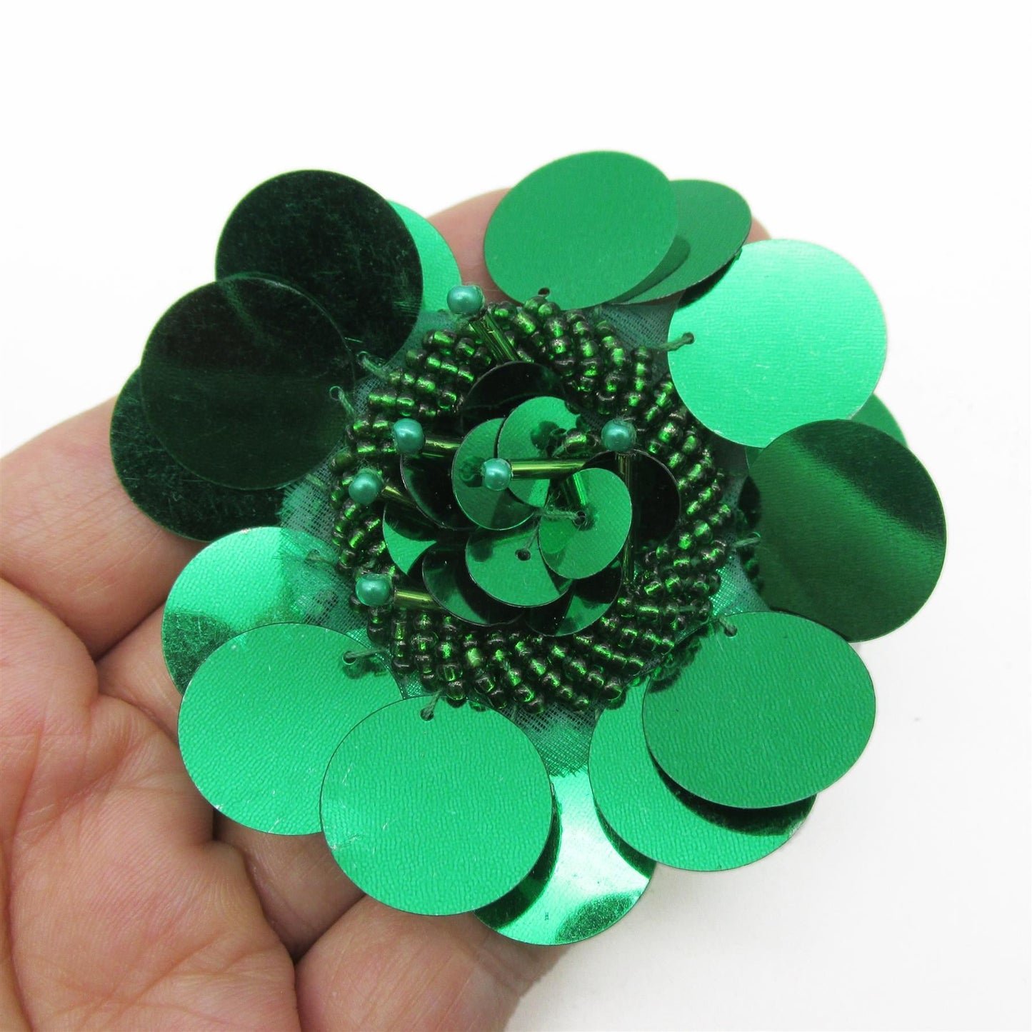 Flower Sequin Motif Large  - 75mm - 7472