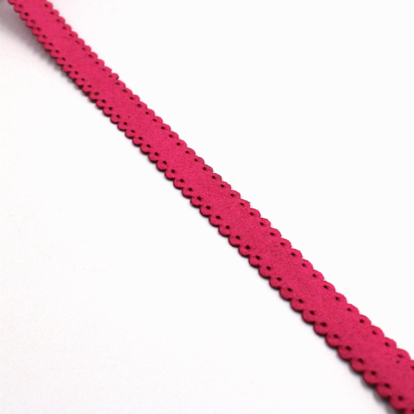 Punched Suedette Braid 10mm x 1m - 8138