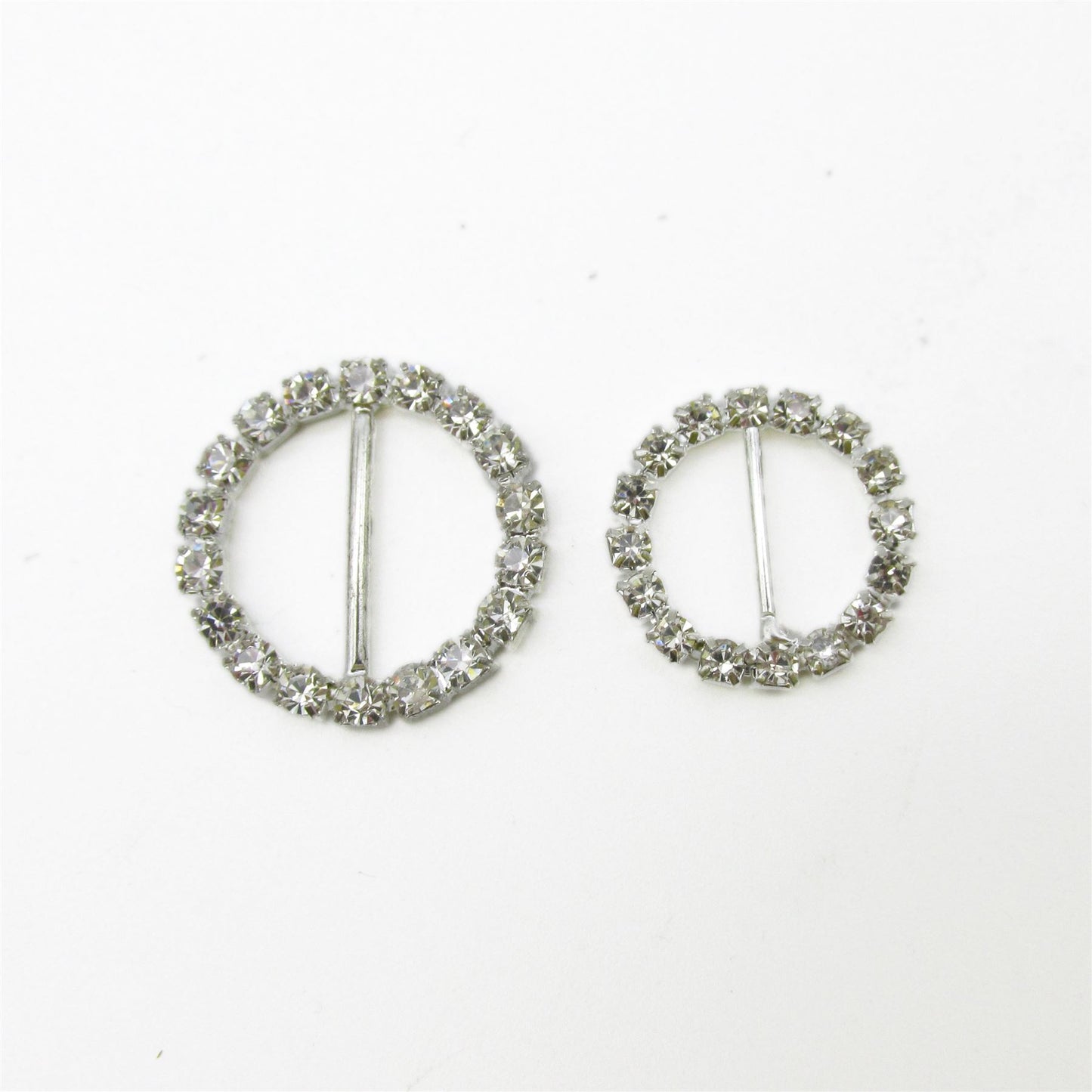 Diamante Round Buckle - 7134