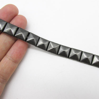 Square Stud Braid Iron On 10mm 9566