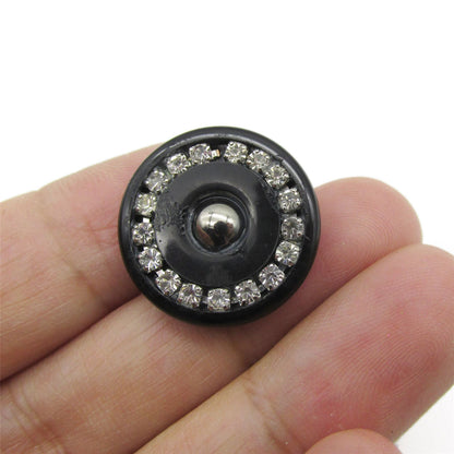 Button with Diamante Ring Detailing - 5288