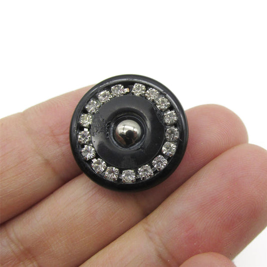 Button with Diamante Ring Detailing - 5288