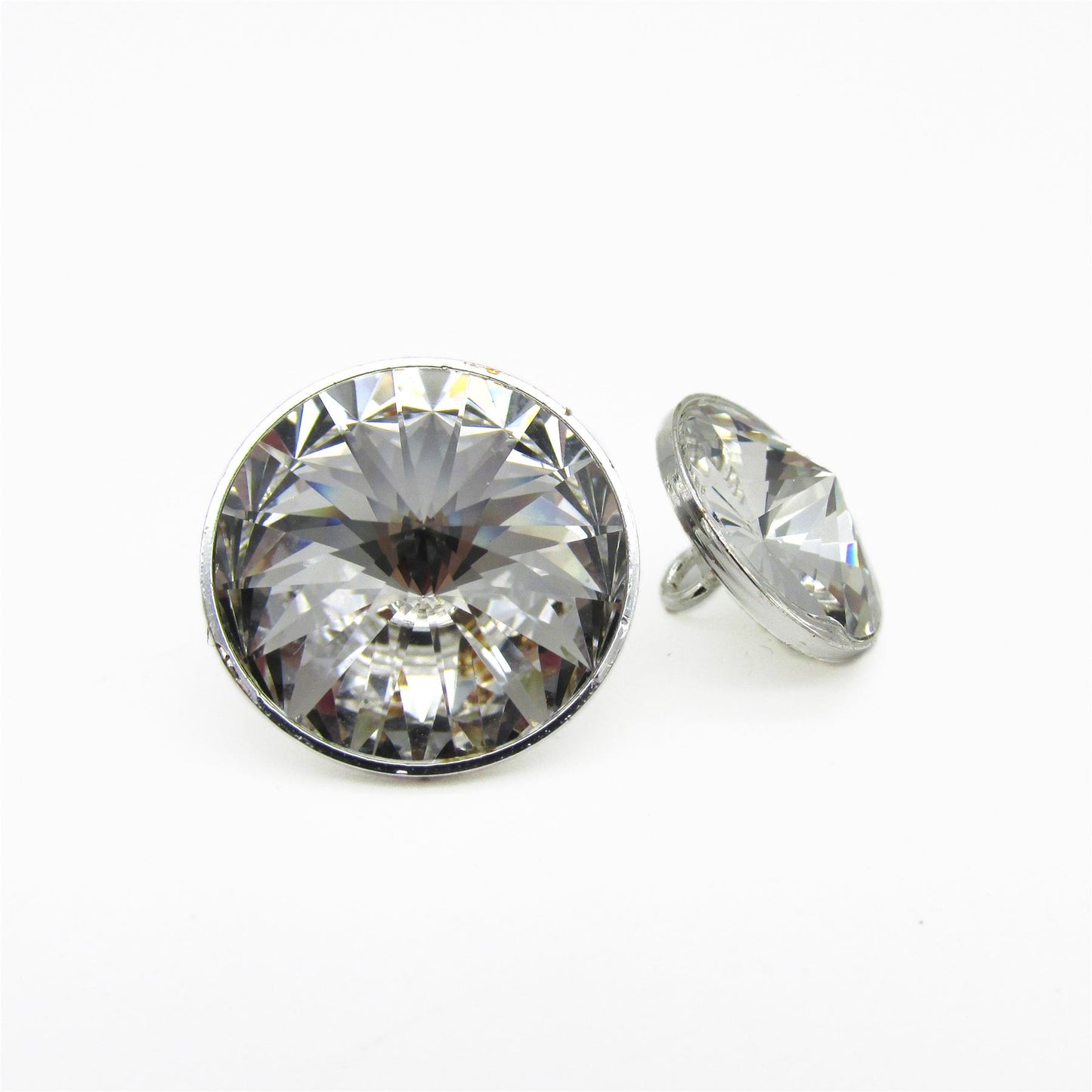 Round Crystal Button - 4351