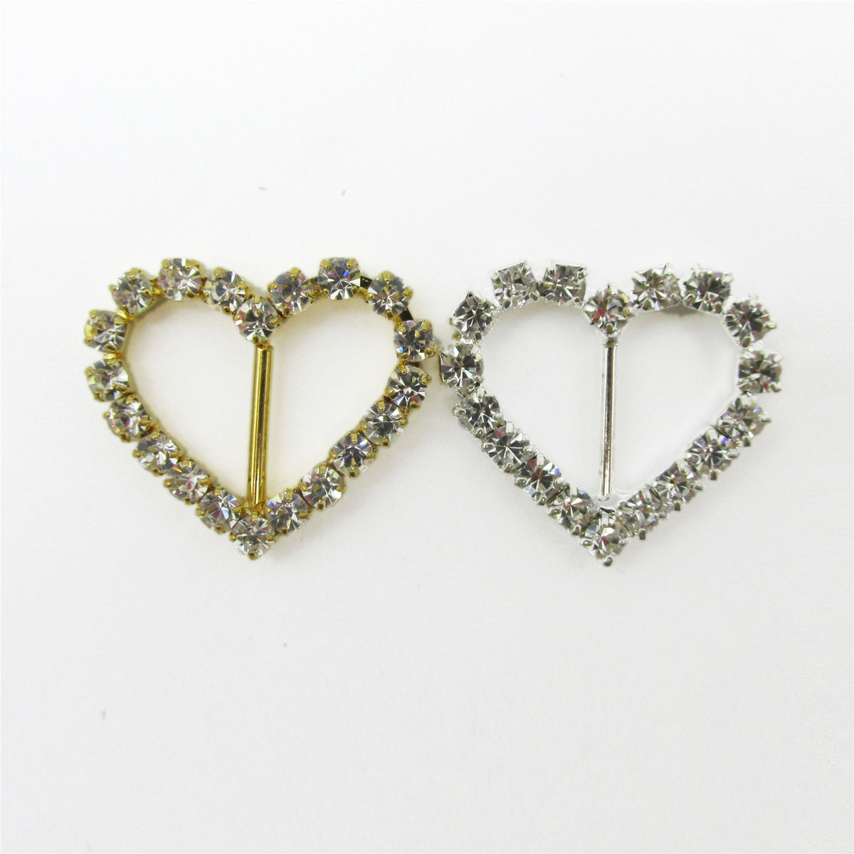 Diamante Heart Buckle - 7136