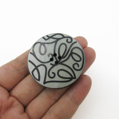 Abstract Pattern Decorative Button 4415