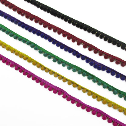 Small Pom-Pom Braid - by the metre - 6mm - 9724