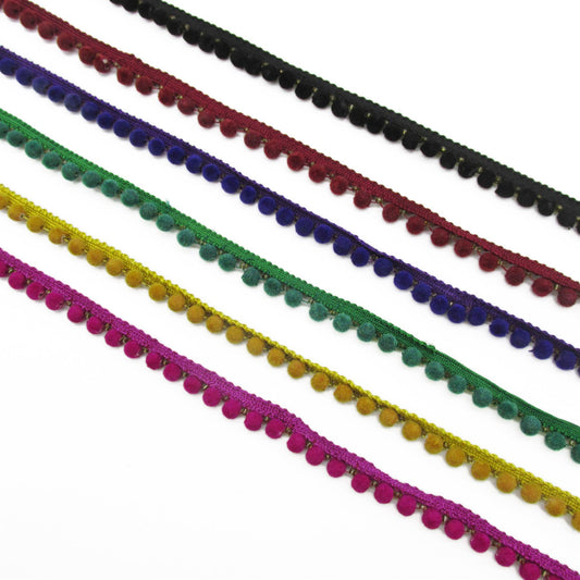 Small Pom-Pom Braid - by the metre - 6mm - 9724
