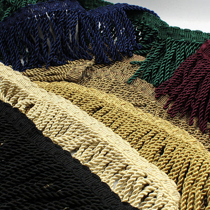 Rayon Bullion Fringe with Decorative Header - 12cm x 1m - 5504