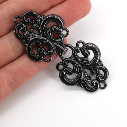 Ornate Baroque Metal Clasp - 68mm - 5607