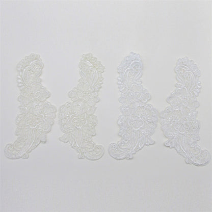 Corded Lace Motif Pair - 20cm - Pair - 5366