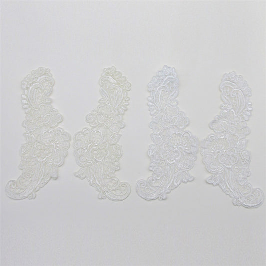 Corded Lace Motif Pair - 20cm - Pair - 5366