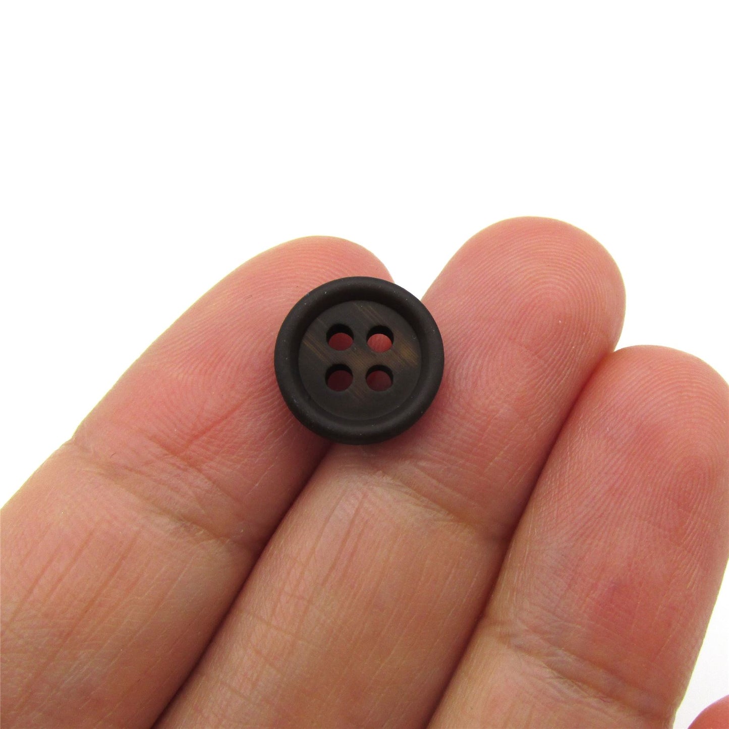Faux Horn Four Hole Button - 6113