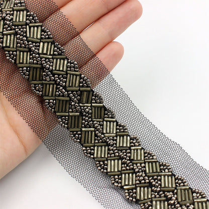 Metallic Beaded Trim 9747