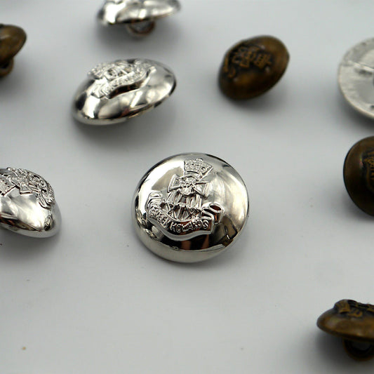 Acrylic Dome Button with Crest - 4391