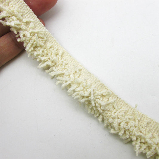 Cotton Chenille Fringe Cream 0003 20mm 7606