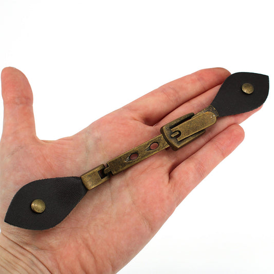 Faux Leather and Metal Buckles - 13cm - 7085