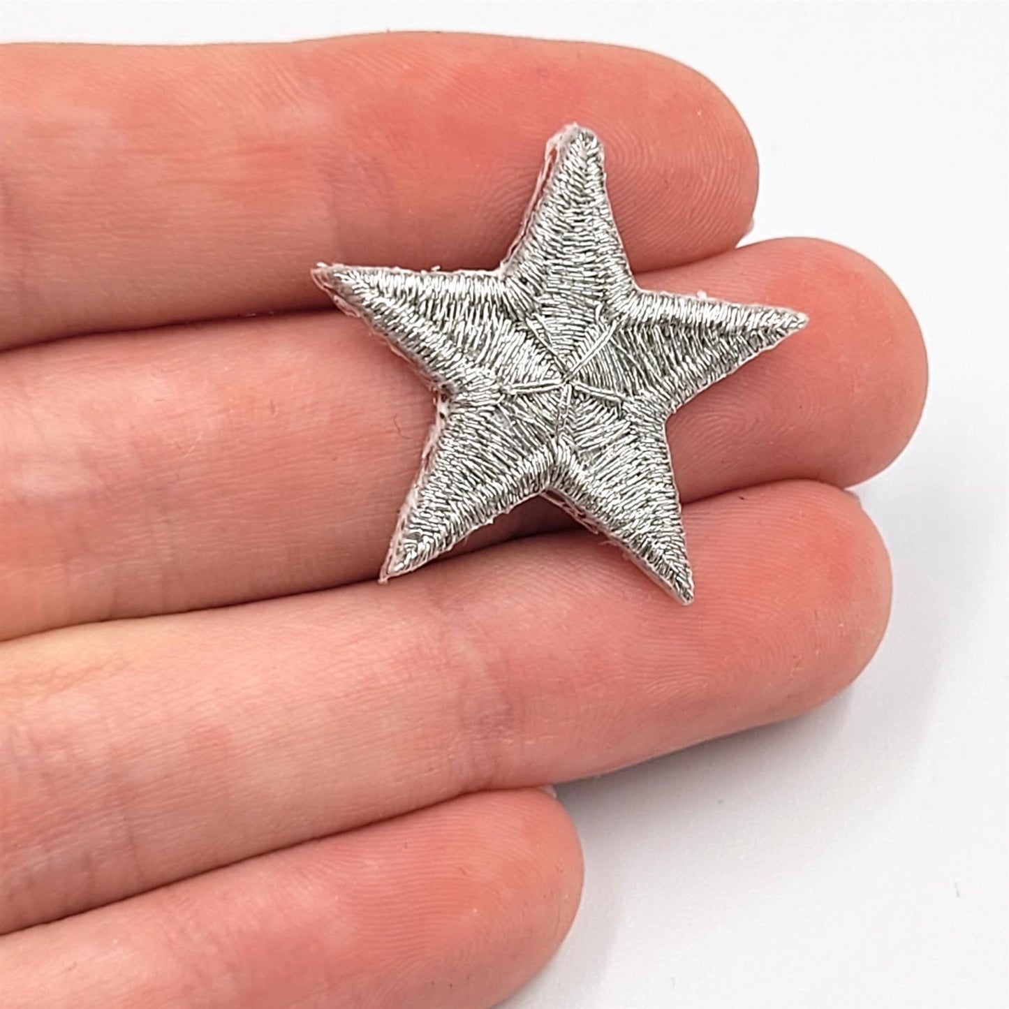 Metallic Iron-On Star Motif - 7680