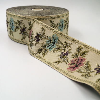 Floral Patterned Braid Wide 7984
