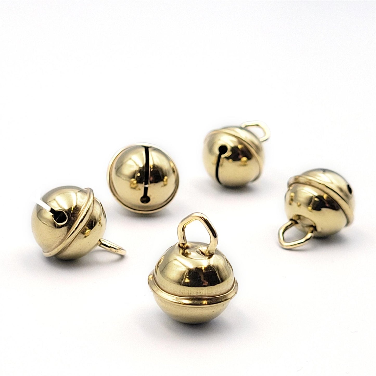 Round Metal Jingle Bells x 100 7053-100