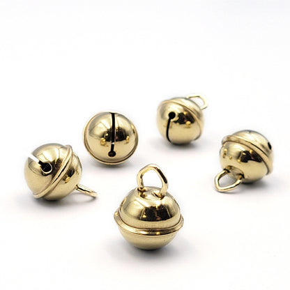 Round Metal Jingle Bells x 100 7053-100