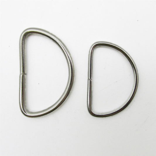 Metal D Ring - Silver - 5242