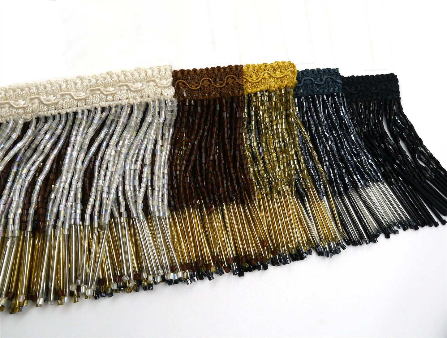 Glass Beaded Fringe 9cm 9777