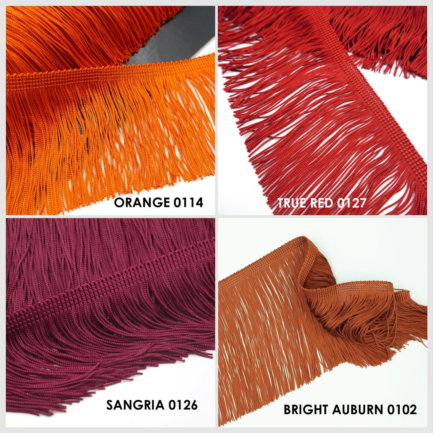 Chainette Cut Fringe Acetate - 15cm - by the metre - 9540-15cm