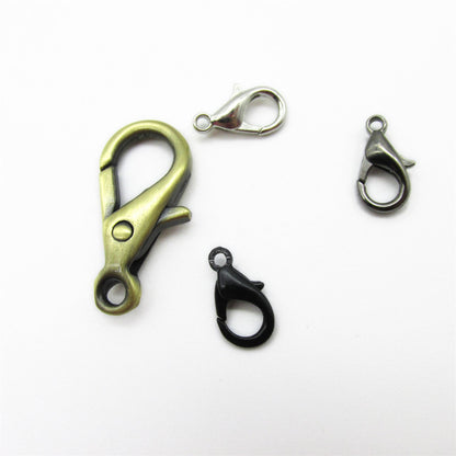 Rounded Metal Lobster Clasp x 10pcs - 6168