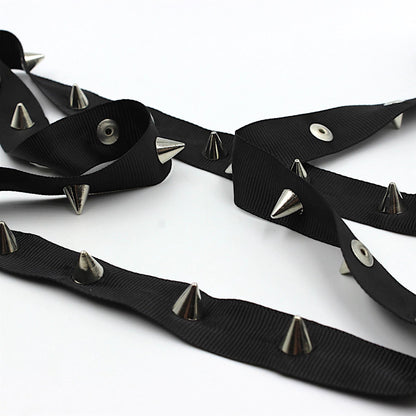 Spike Studded Grosgrain Braid 18mm x 1m - 9750