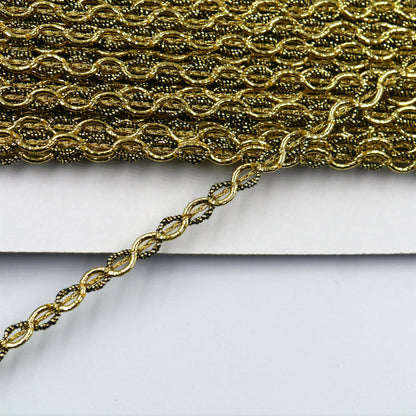 Tiny Metallic Serpentine Braid 3mm 7877