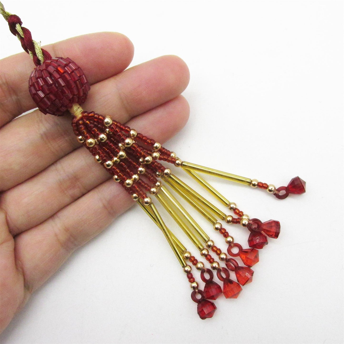 Beaded Tassel 10cm 9562