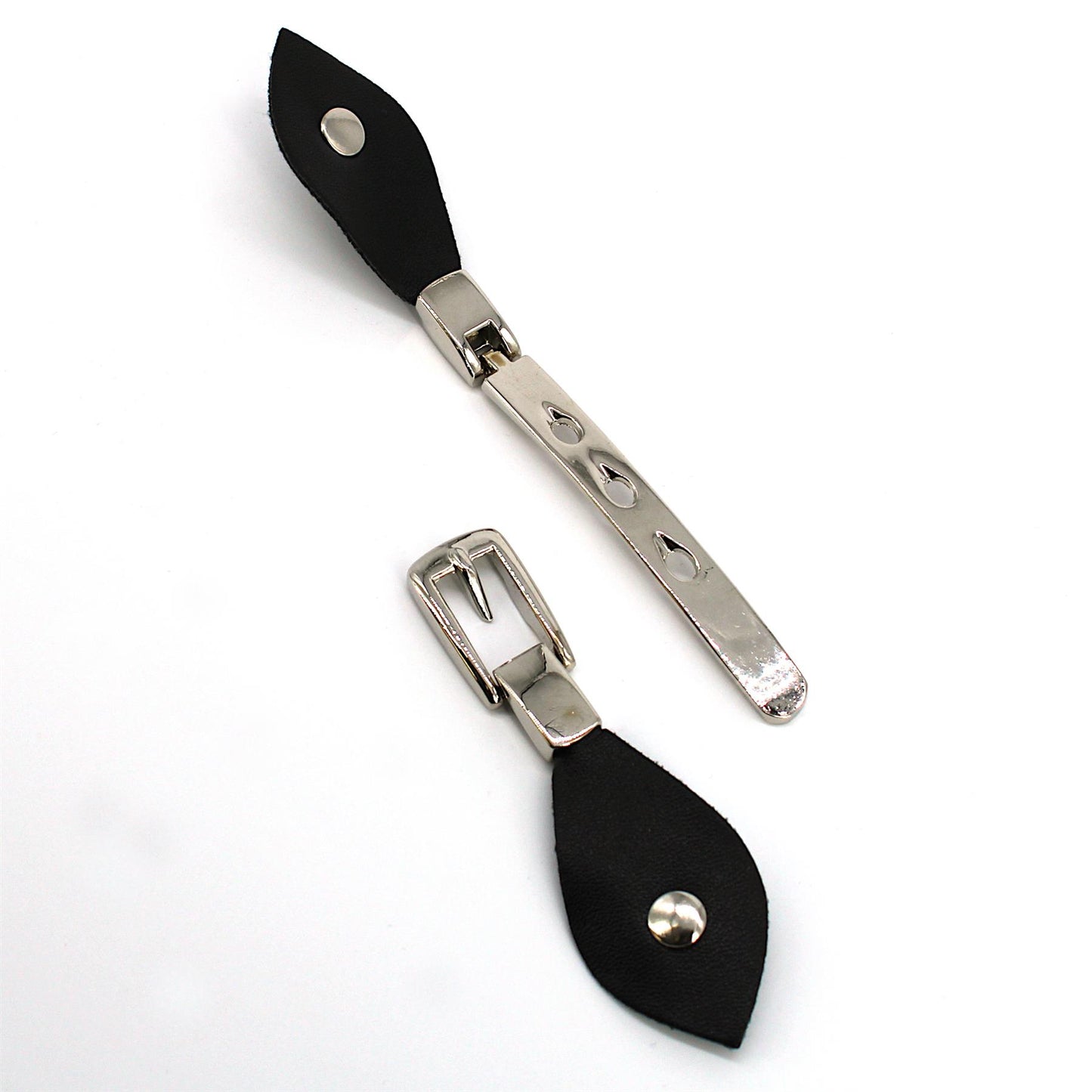 Faux Leather and Metal Buckles - 13cm - 7085