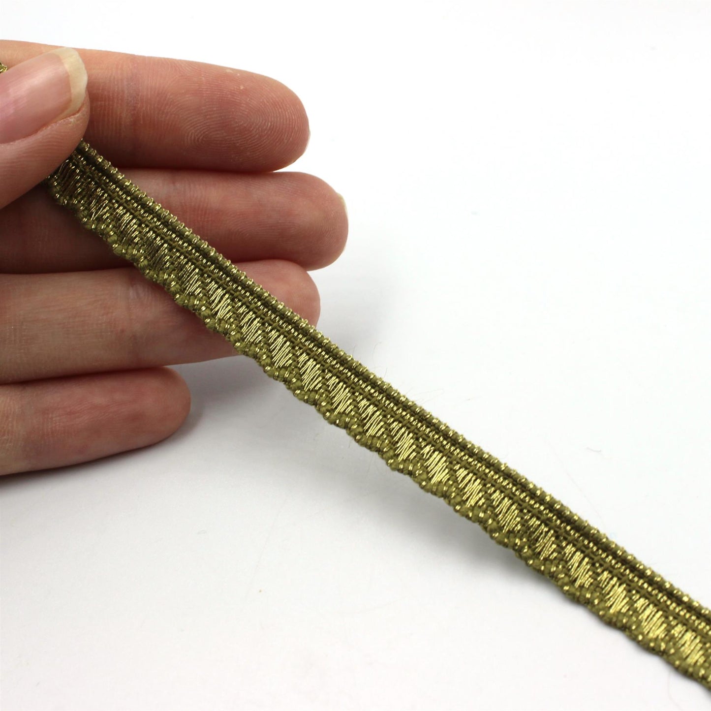 Chevron Edge Gold Braid 9760