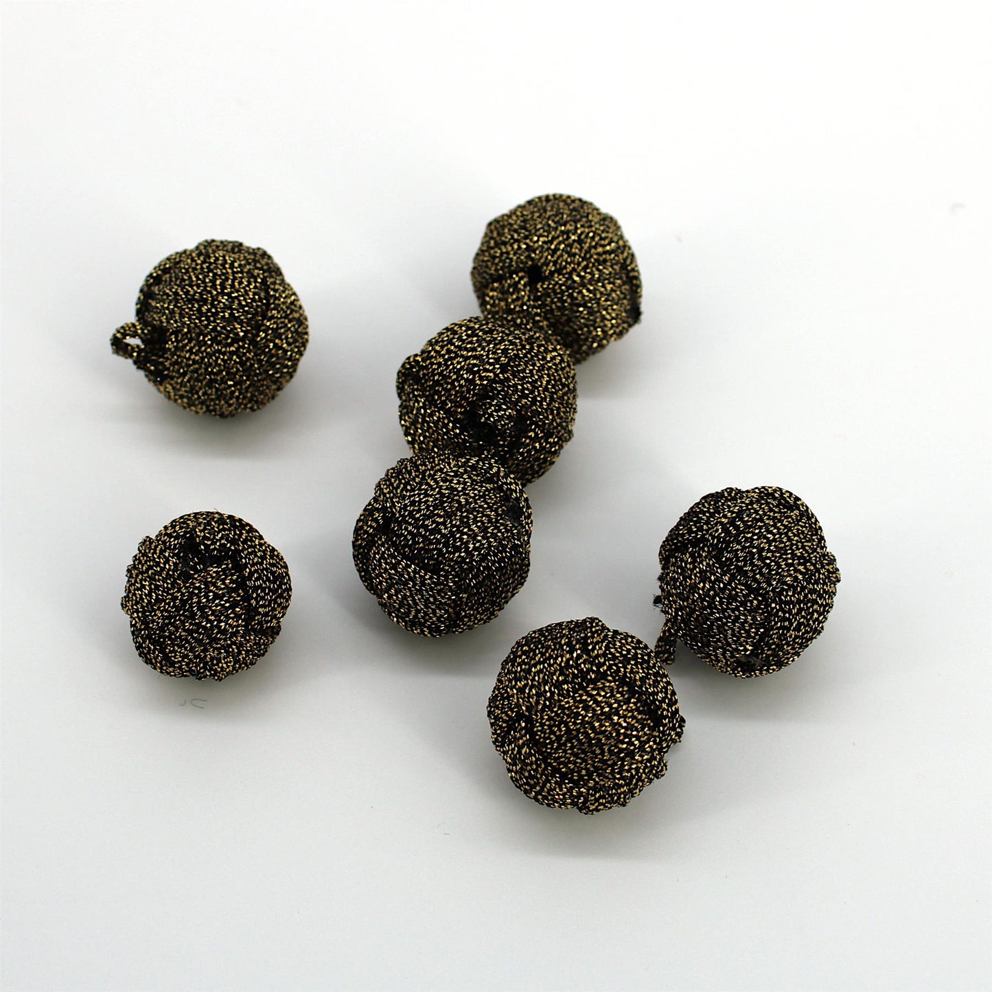 Metallic Knot Button - Dark Gold - 16mm - 4377