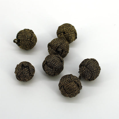Metallic Knot Button - Dark Gold - 16mm - 4377