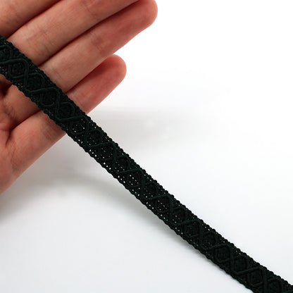 Gimp Braid with Criss Cross Design - 12mm - by the metre - 7980