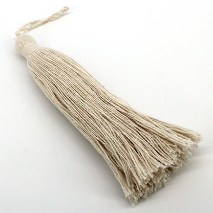 Cotton Tassel - Natural - 15cm - 5617