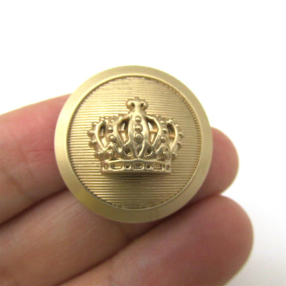 Metal Dome Crown Button 5345