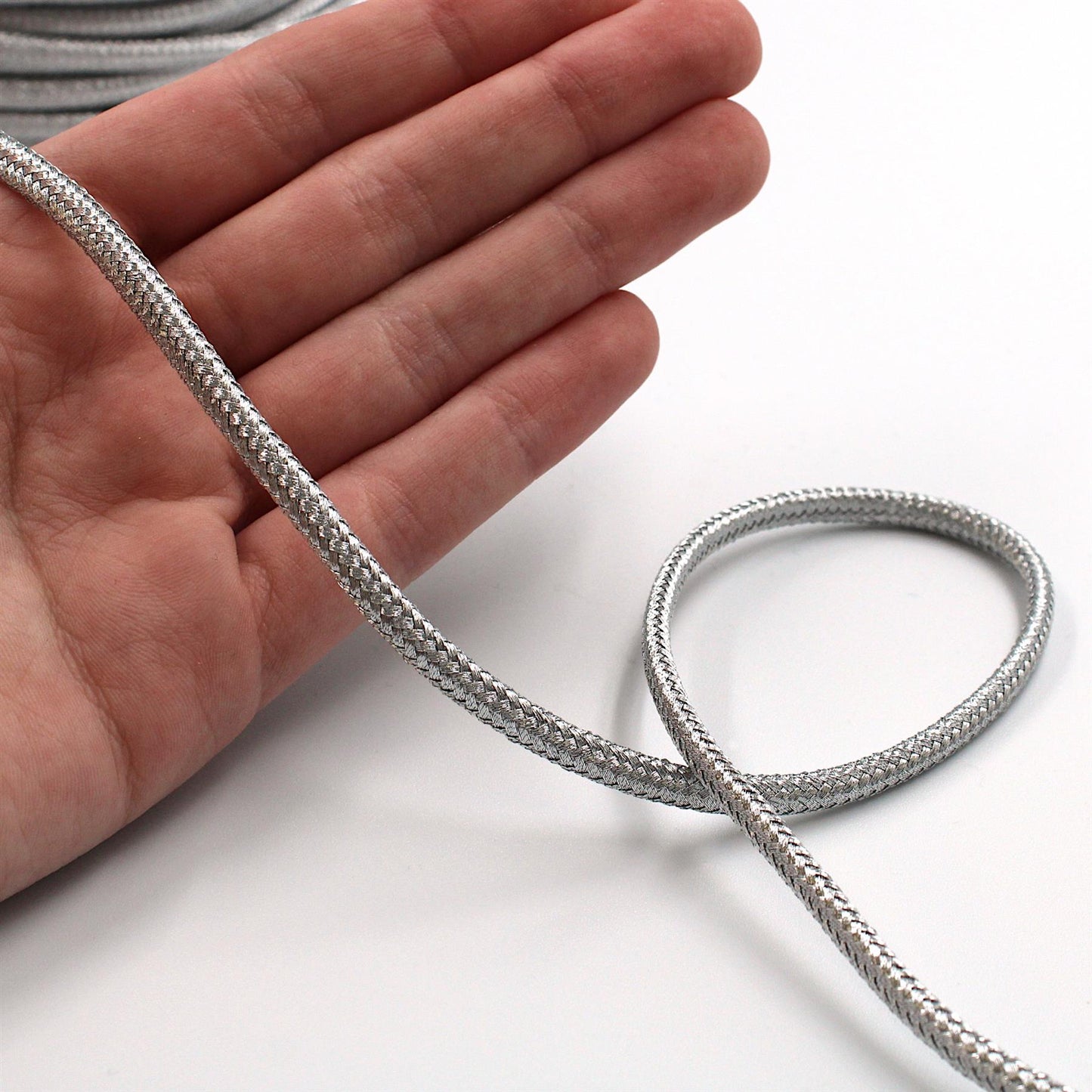 Braided Metallic Cord 4mm x 1m - 7968