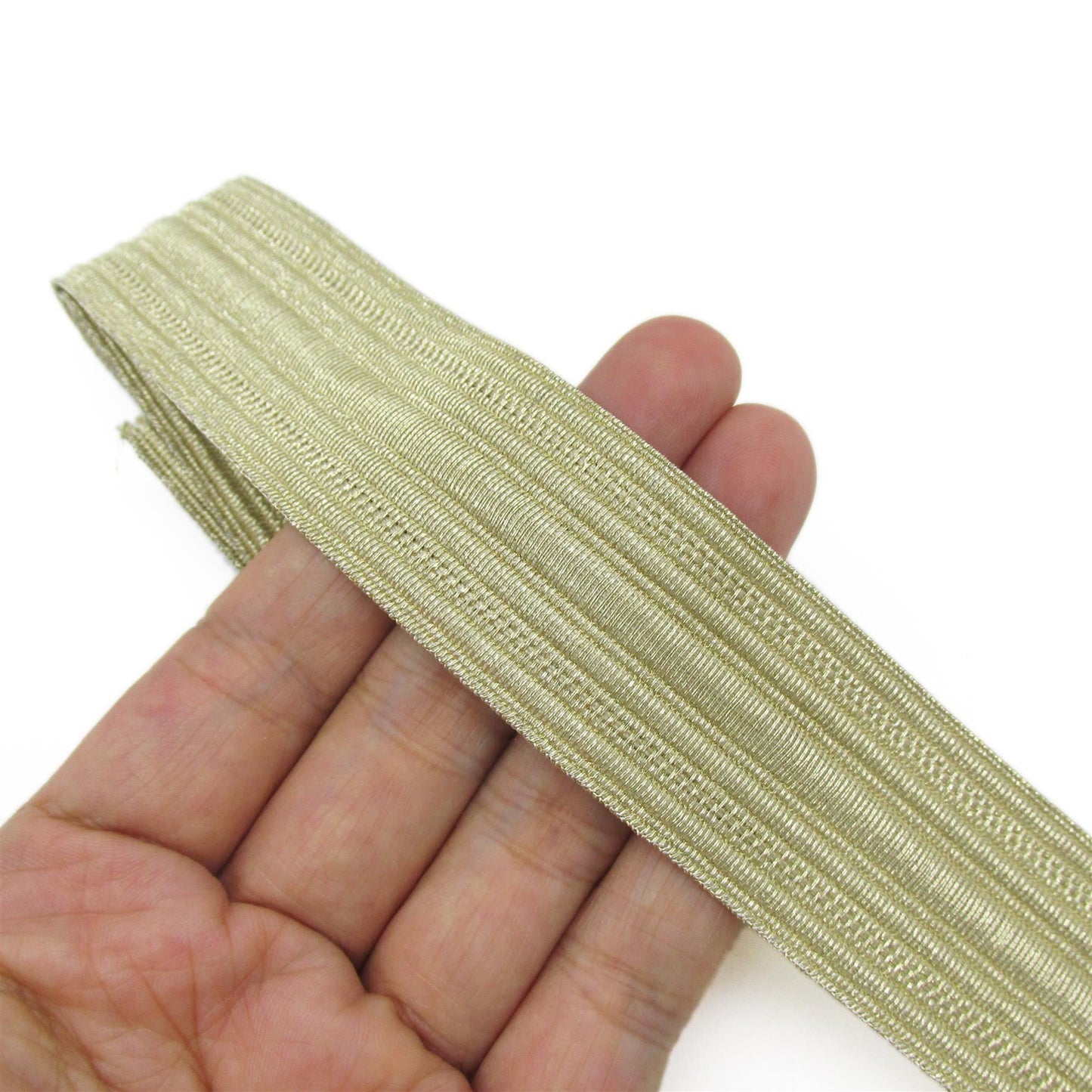 Metallic Woven Braid - by the metre - 7965
