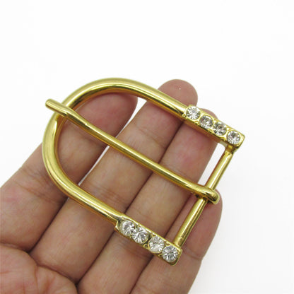 Diamante Detail U Buckle 58mm x 45mm - 58mm - 5238