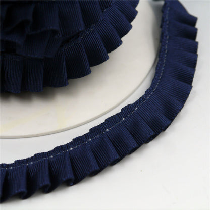 Knife-Pleated Taffeta Ribbon 16mm 7110