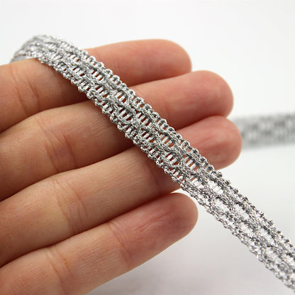 Textured Metallic Braid 6344