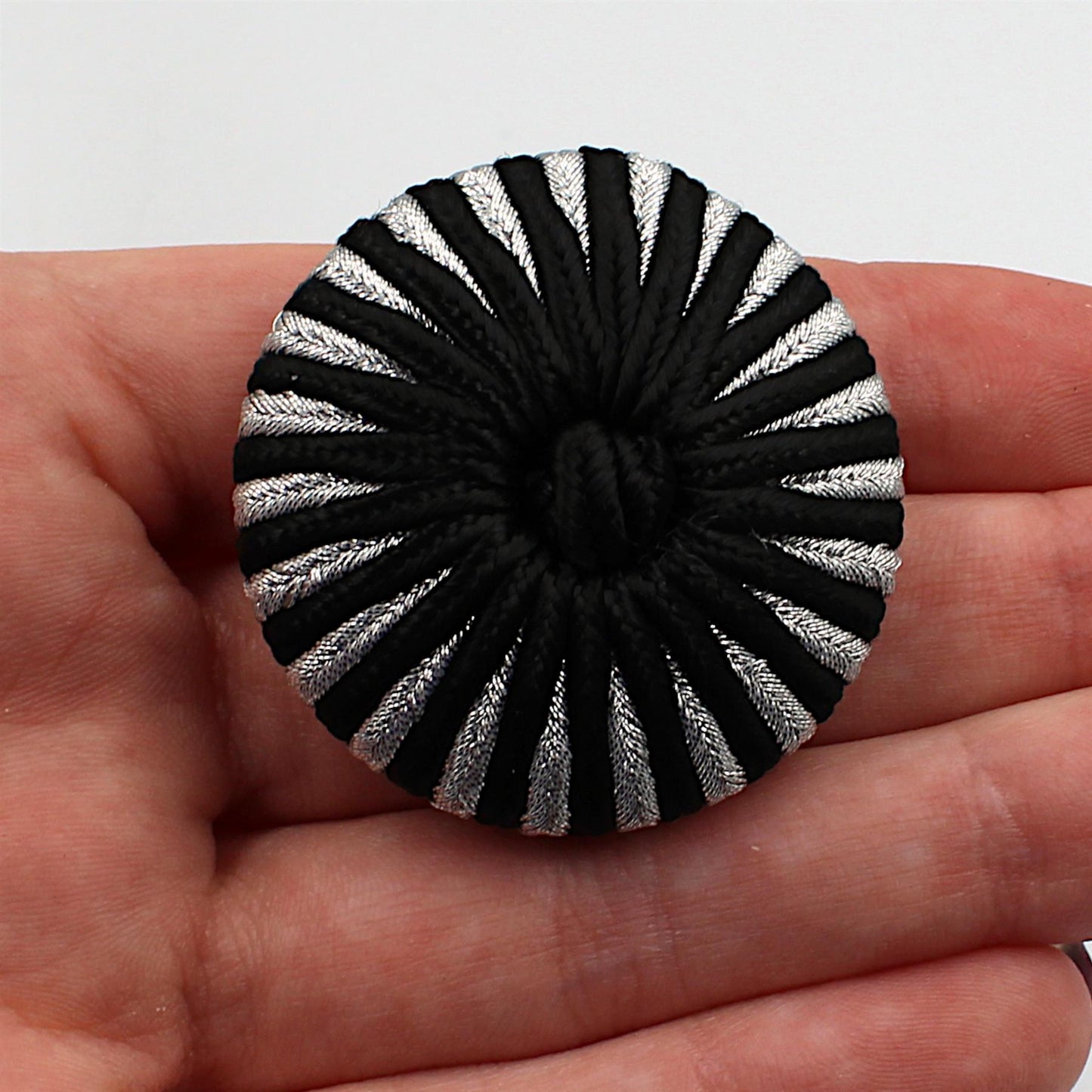 Passementerie Button with Centre Knot - 4357