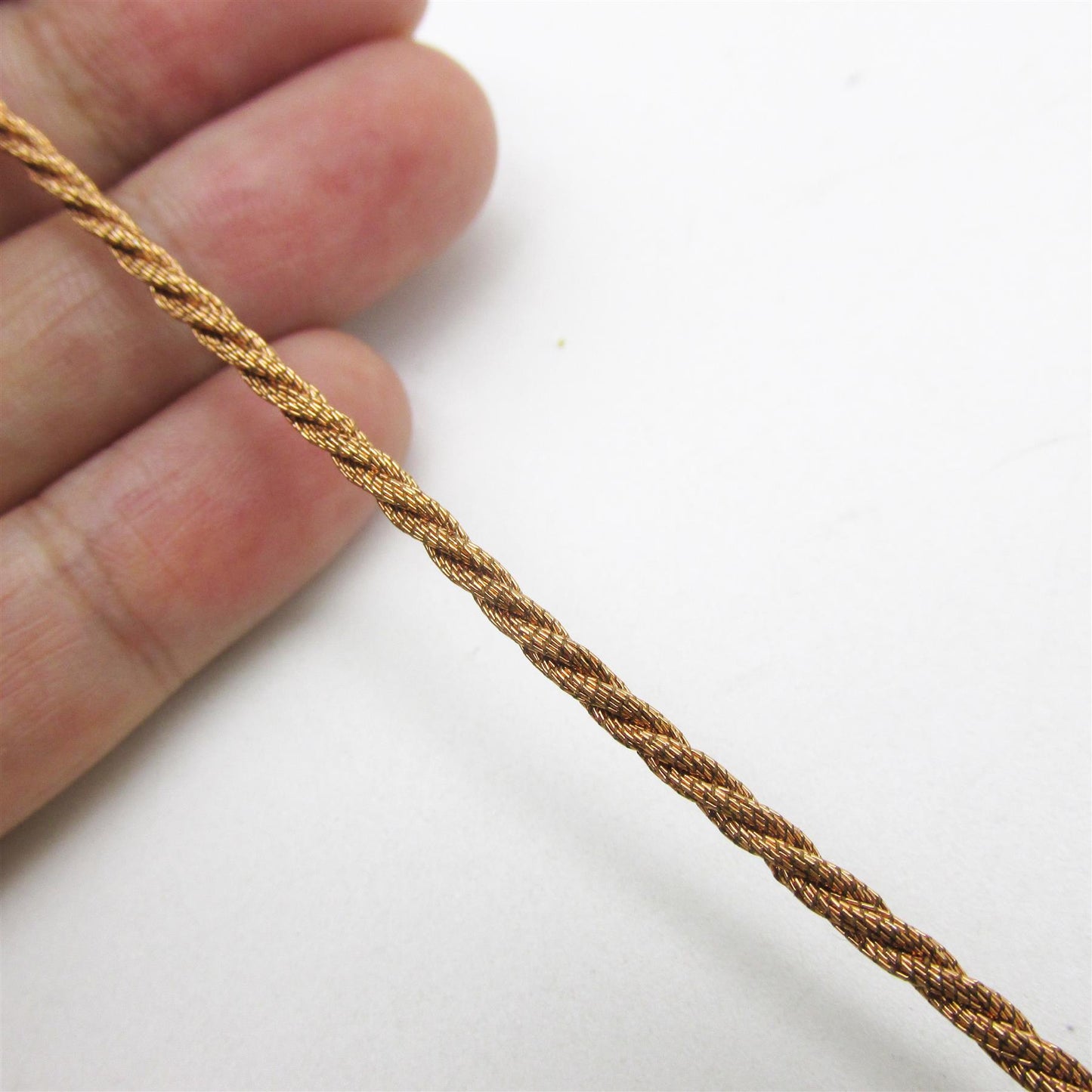 Narrow Metallic Twisted Cord - by the metre - 7577